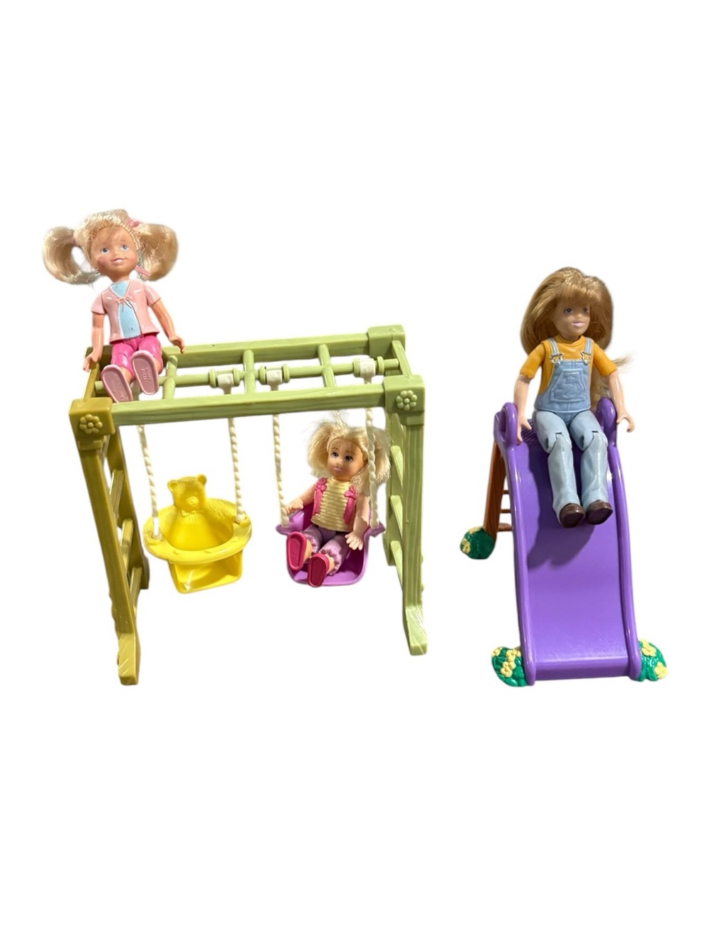 Fisher Price Loving Family Dollhouse Backyard Play Set With 3 Dollhouse Figures